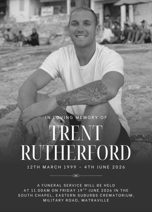 Trent Rutherford Accident, Australia Death-Obituary: Funeral Date For Trent Rutherford Has Been Announced
